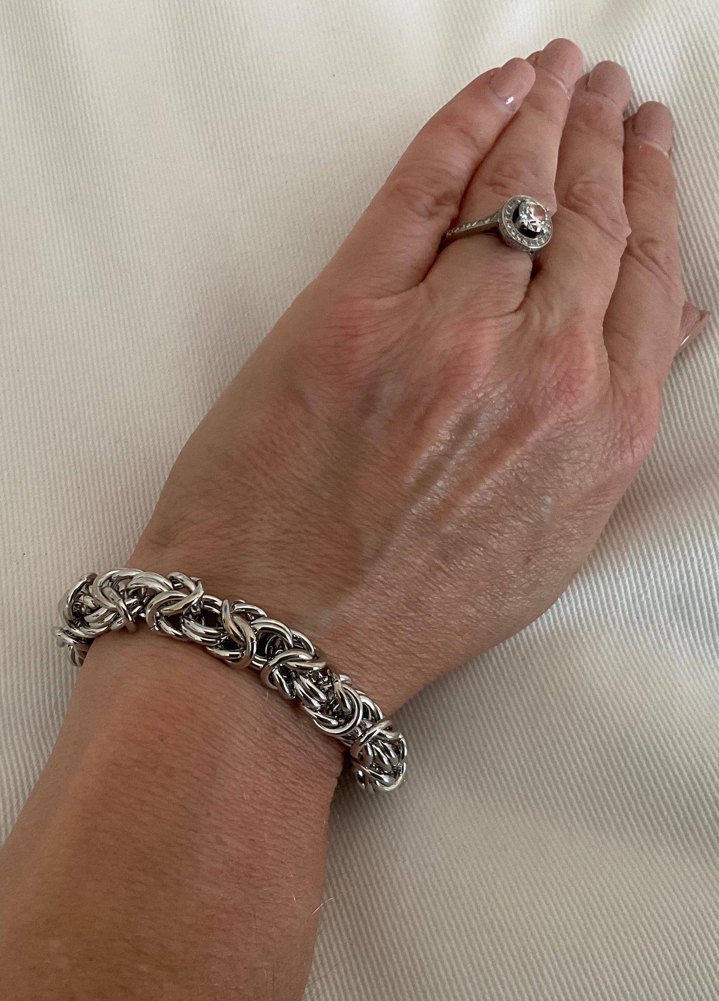 My Best Kept Jewelry - Knotted Silver Statement Bracelet