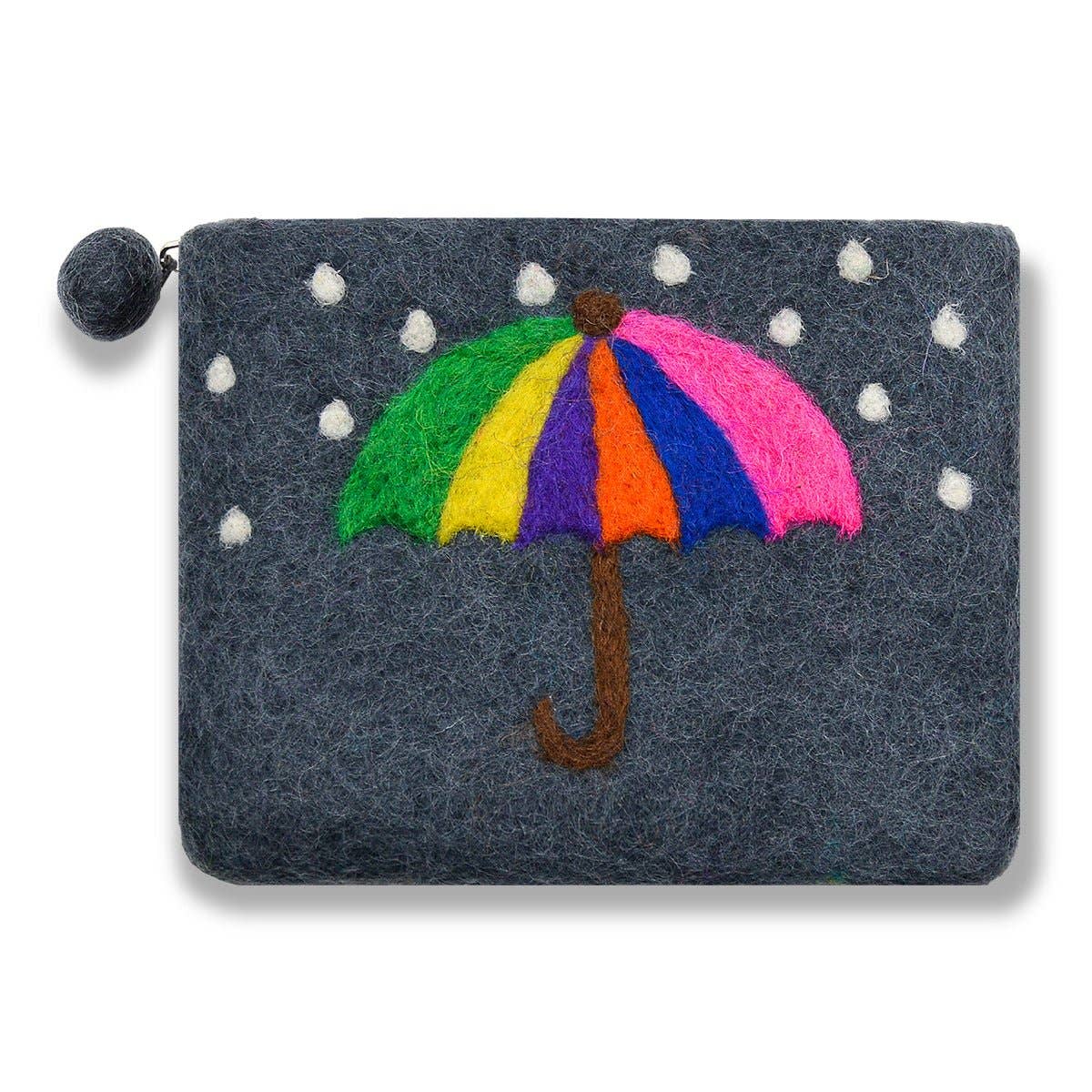 BNB Crafts Inc. - Umbrella Design Coin Purse: Green