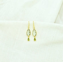 Load image into Gallery viewer, Schmuckoo Berlin - Robbie Earrings Gold Silver 925 - Green Amethyst &amp; Peridot