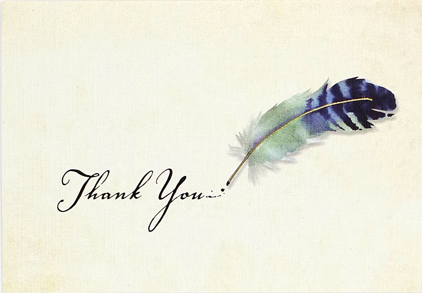 Peter Pauper Press - Watercolor Quill Thank You Notes