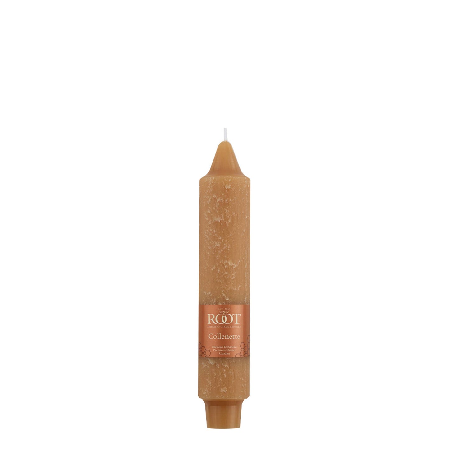 ROOT Candles - ROOT Timberline Collenette Taper Candles: Ivory / 7 inch