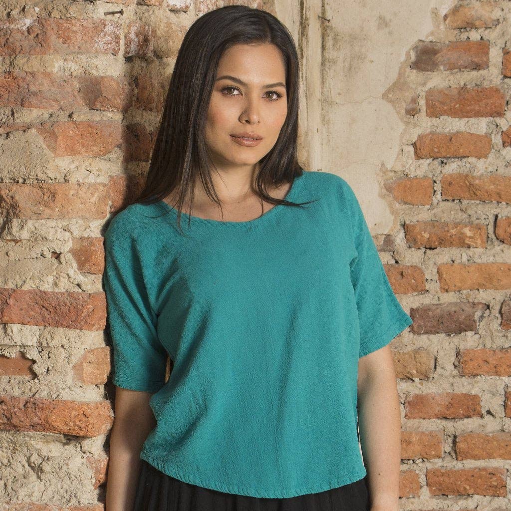 Cottonways - Mary Top 100% Cotton Gauze: Ivory / 1