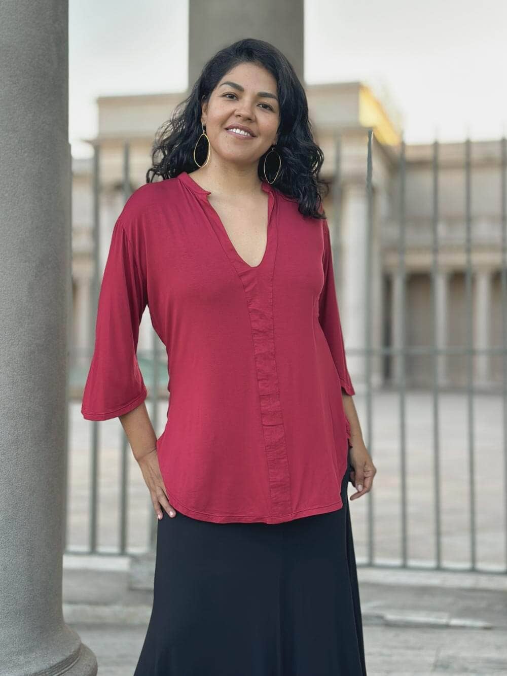 CARAUCCI - Kurta Tunic: Jam / One Size