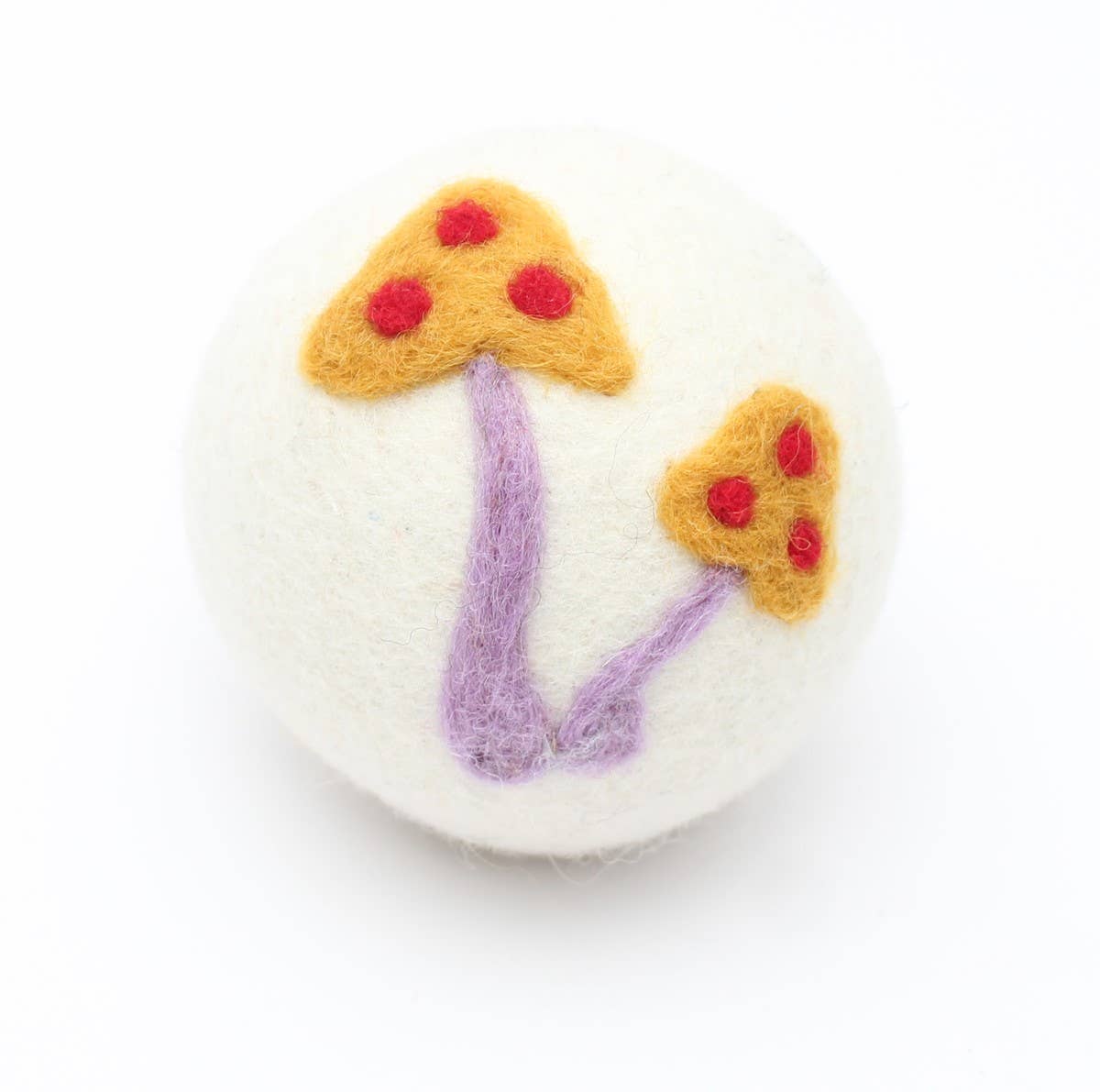 Ethical Global - Mushrooms: Eco Wool Dryer Balls Fair Trade: Colorful Red