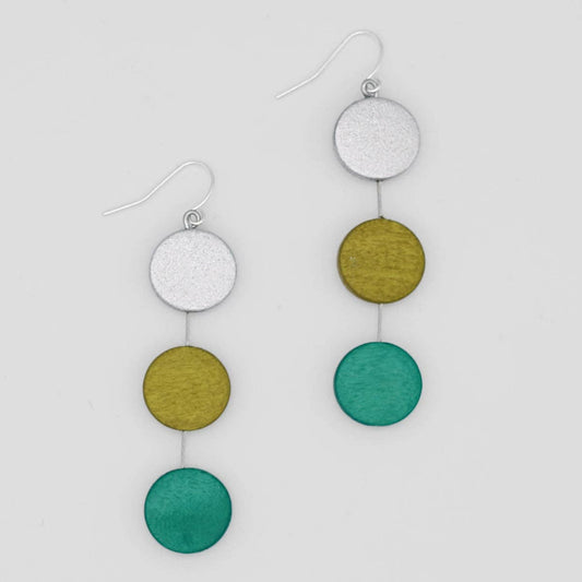 Sylca Designs - Green Ashlyn Dangle Earring