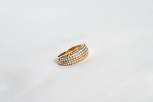 Load image into Gallery viewer, Blueyejewelry - Diamond Dome Ring - Waterproof Pave CZ Chunky Dome Ring 0477: 8