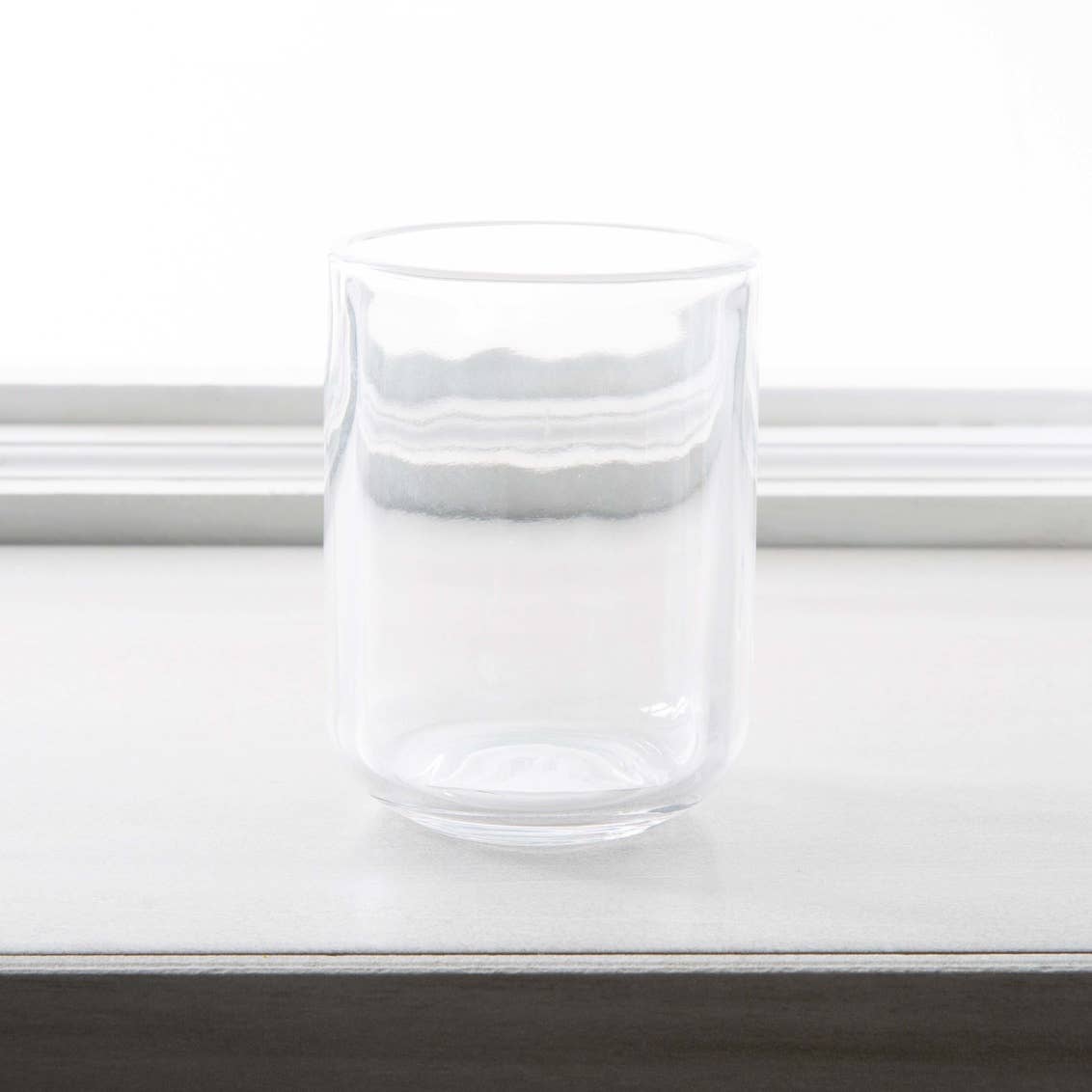 Moda at Home Enterprises, Ltd - Jasper Tumbler Glass: Clear W/ Black