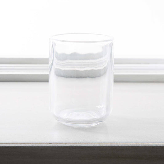 Moda at Home Enterprises, Ltd - Jasper Tumbler Glass: Clear W/ Black