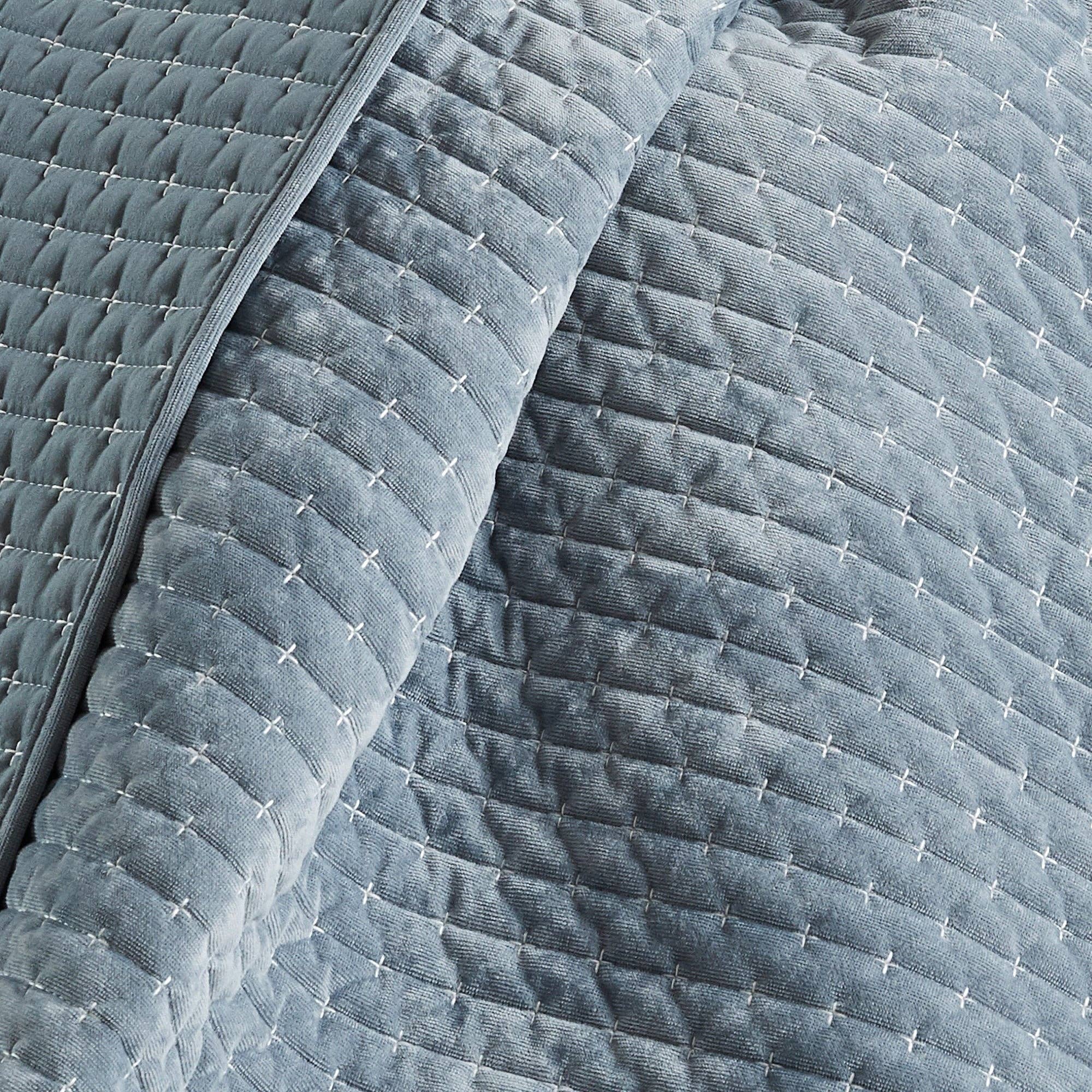 Levtex Home Velvet Stitch Throw - Thumbnail 4