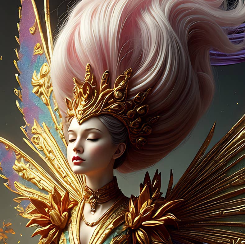 Wicked Cool Unicorn - Fantasy Fairy One 5 x 7 Note Card