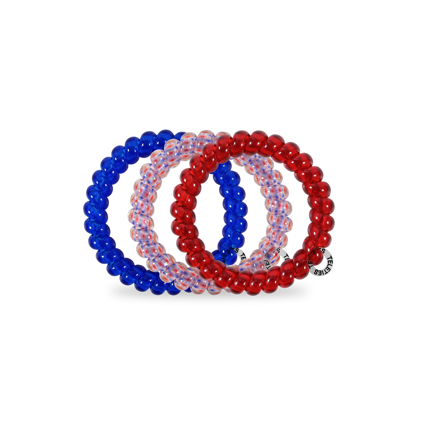 TELETIES - Patriot Pop Large Hair Ties