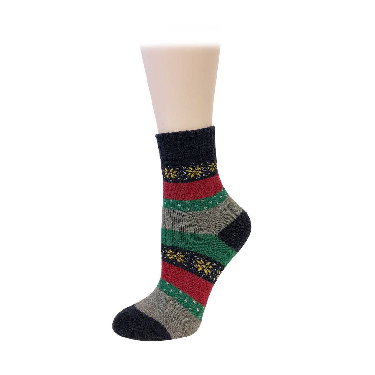 Wrapables.com - Wrapables Women's Thick Winter Warm Wool Socks (Set of 5): Boho