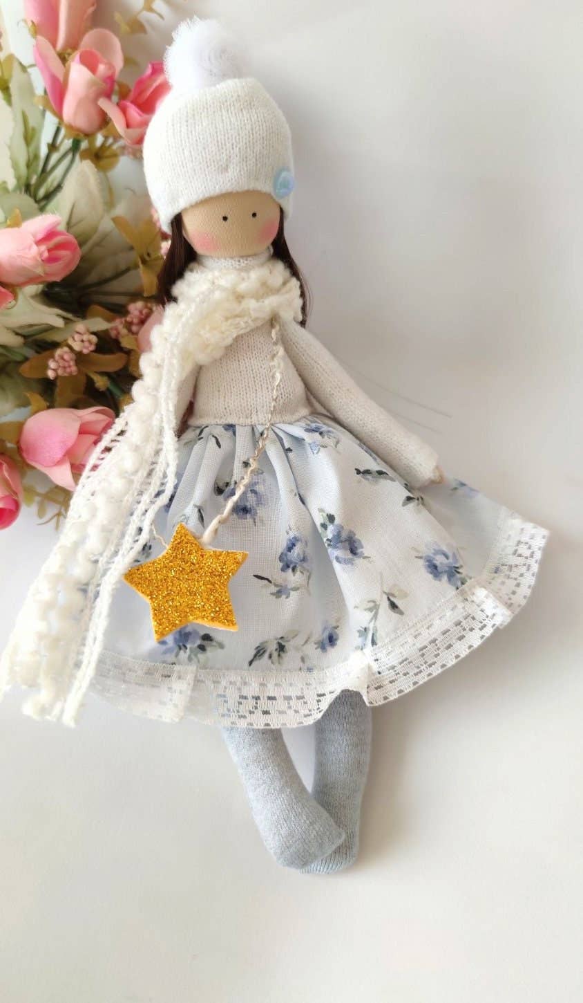 ChernikovaNataliya - Handmade Doll, Fabric Doll, Rag Doll, Girl Gift, Softie Doll, Collectible Doll, Doll Cotton, Interior Doll, Stuffed Doll, Heirloom Doll: 2