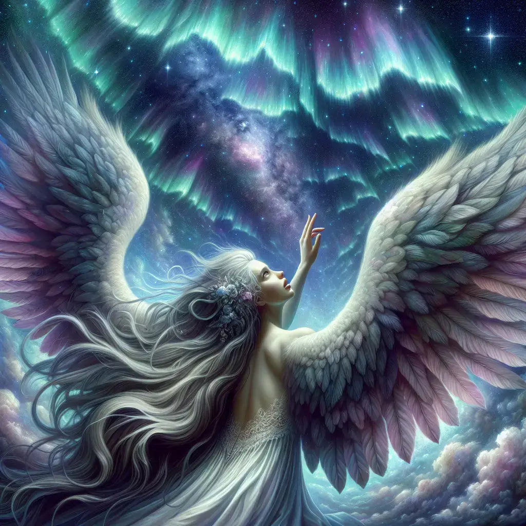 Wicked Cool Unicorn - Aurora Borealis 5 x 7 Fantasy Art Cards : 009