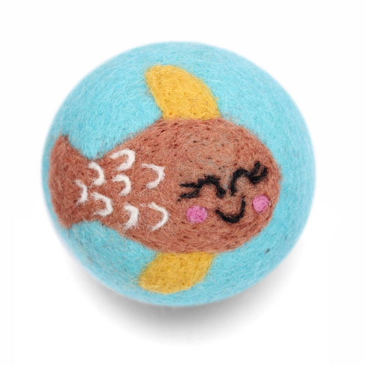 Ethical Global - Sea Creatures: Eco Wool Dryer Balls Fair Trade: Happy Fish