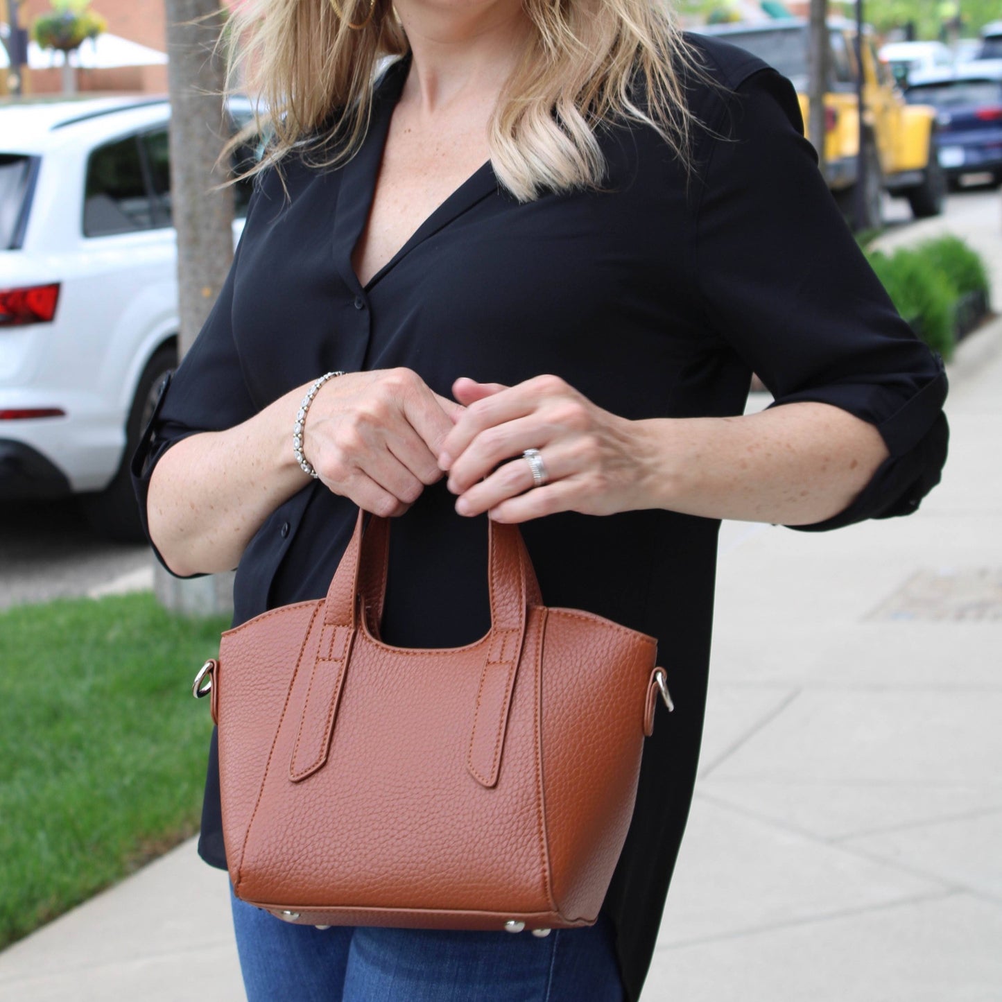 K. Carroll Accessories - Celine Stachel/Crossbody: Black