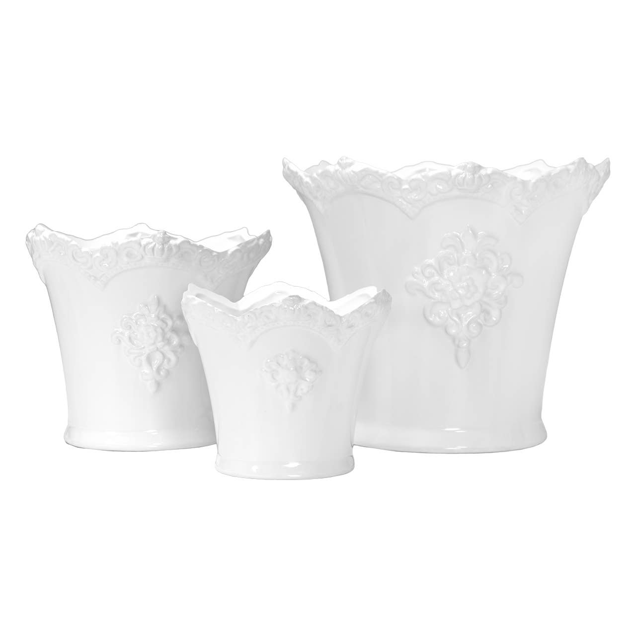 Kavana Decor by The Import Collection - Aleah Planters -Set 3