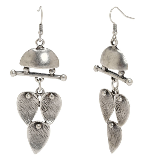 Chanour - Handmade Pewter Earrings - KU42