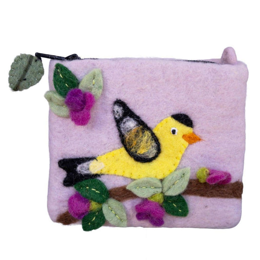 dZi Handmade - Sweetpea Goldfinch Coinpurse