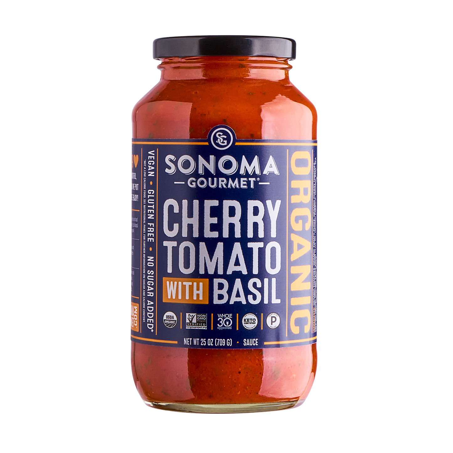 Sonoma Gourmet - Cherry Tomato With Basil Pasta Sauce: 25 oz
