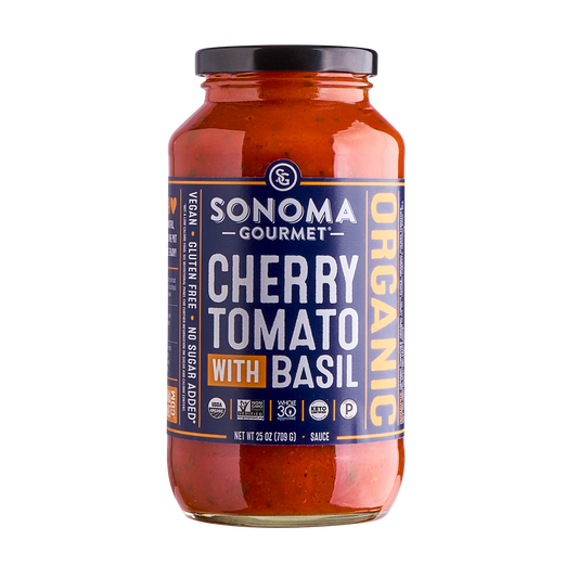 Sonoma Gourmet - Cherry Tomato With Basil Pasta Sauce: 25 oz