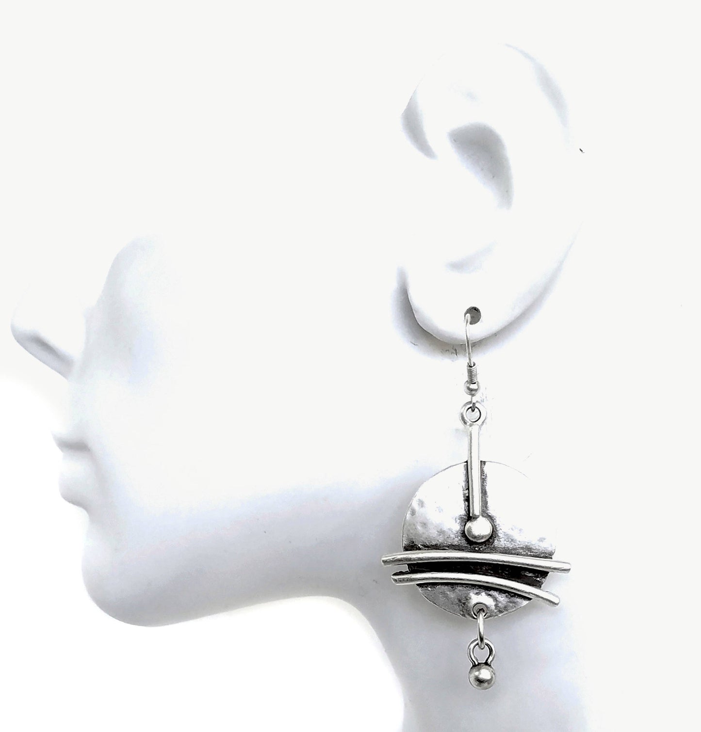 Chanour - Handmade Pewter Earrings - KU152