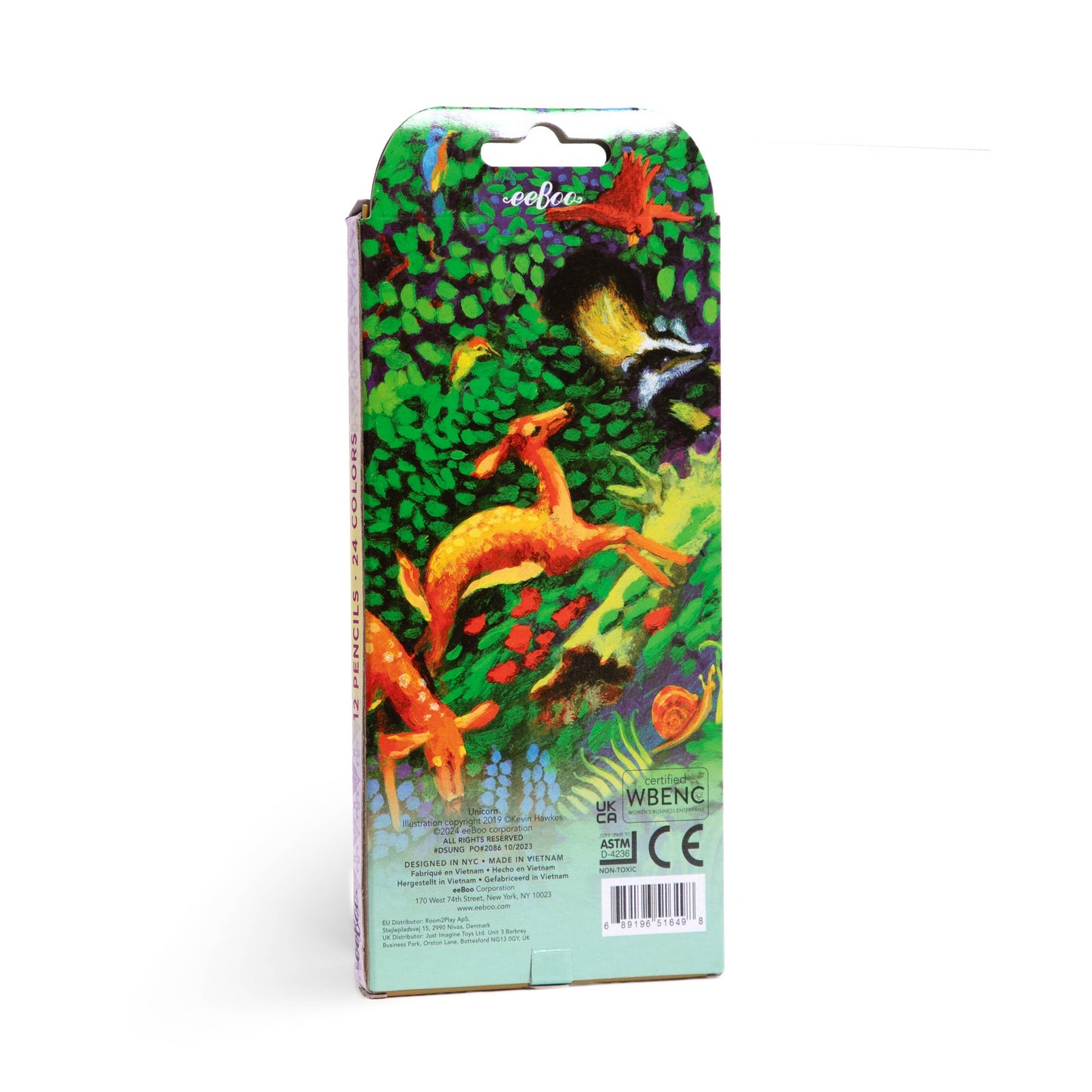 eeBoo - Unicorn Garden 12 Double Special Pencils