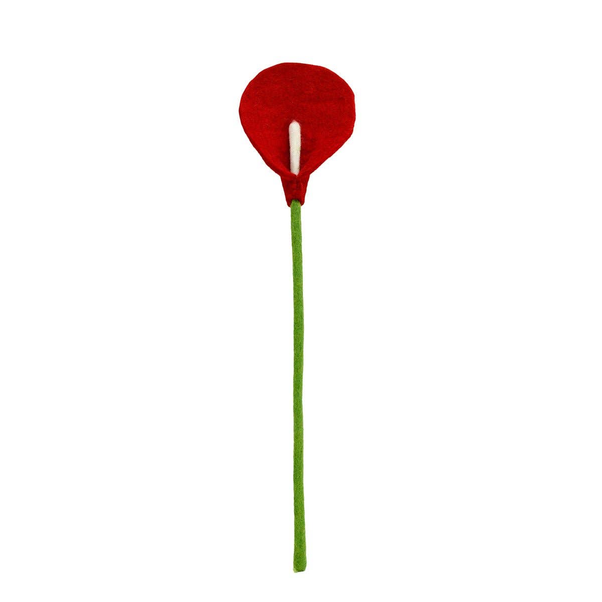 BNB Crafts Inc. - Felt Calla Lilly Flowers: Red