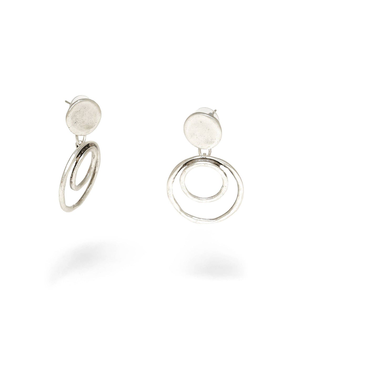 Chanour - Handmade Pewter Earrings - 24-311