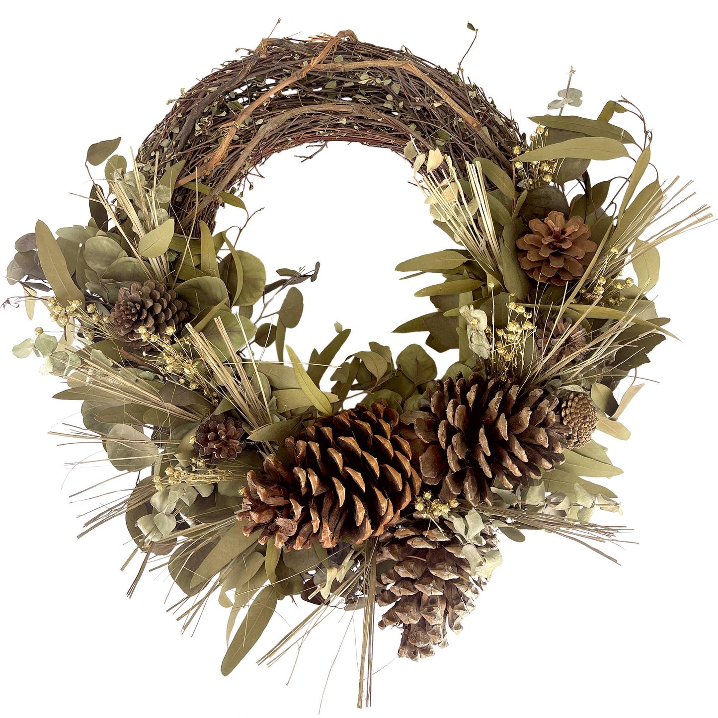 Andaluca - Woodland Pinecone Half Wreath