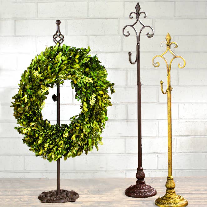Tripar International - Adjustable Wreath & Purse Stands: Brown