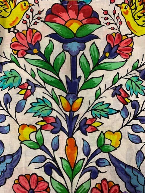 KikiSol - White Garden KikiSol Tunic: XXL