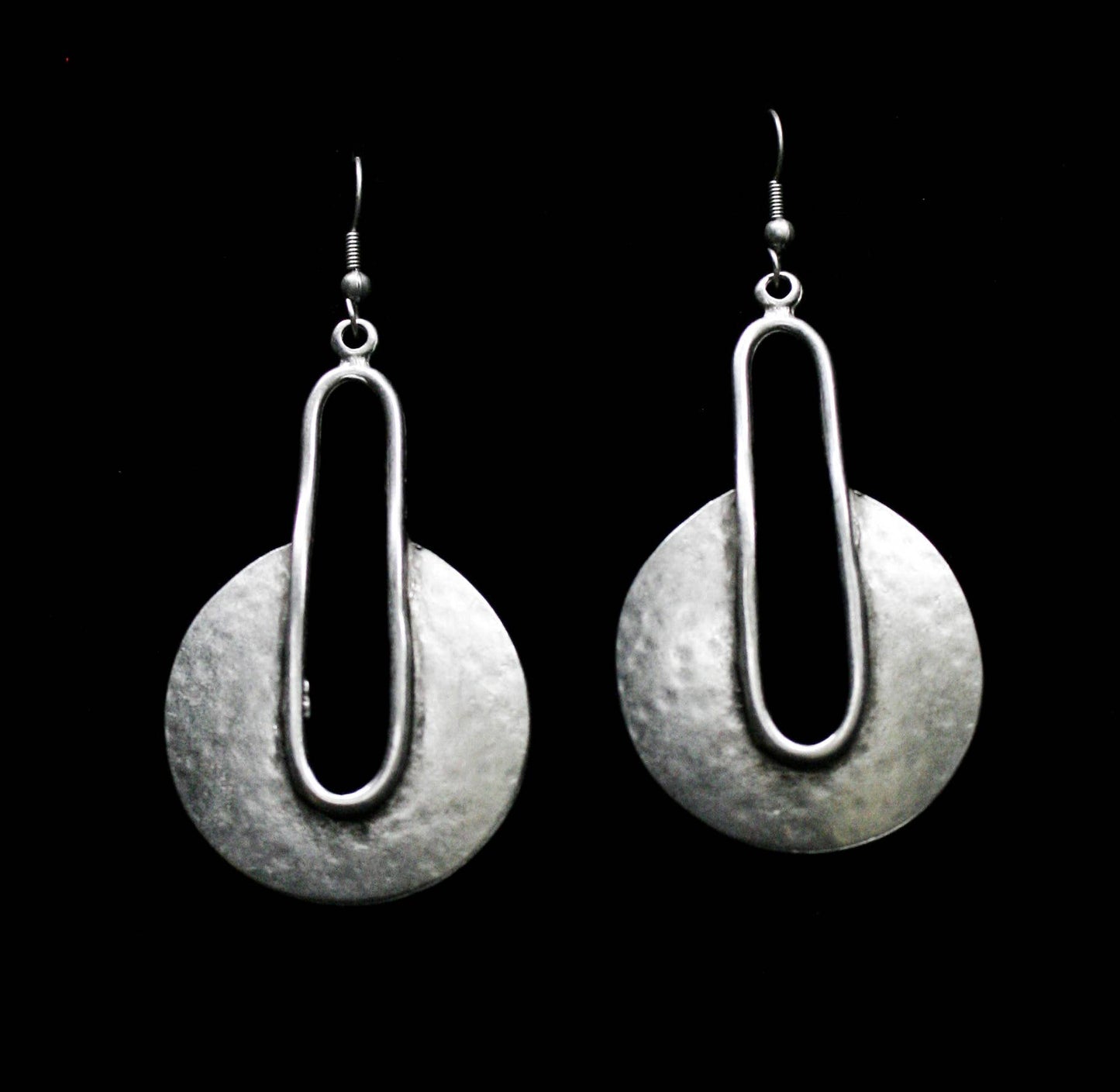 Chanour - Handmade Pewter Earrings - KU153