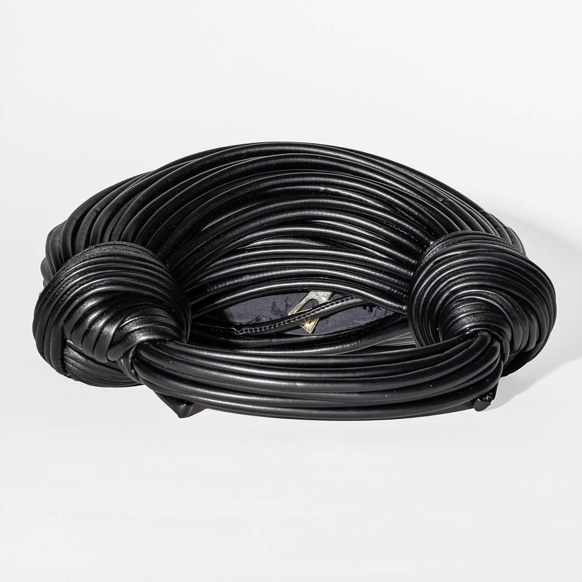 Gypsie Jane - Vegan leather stringy detail handbag: SILVER / ONESIZE