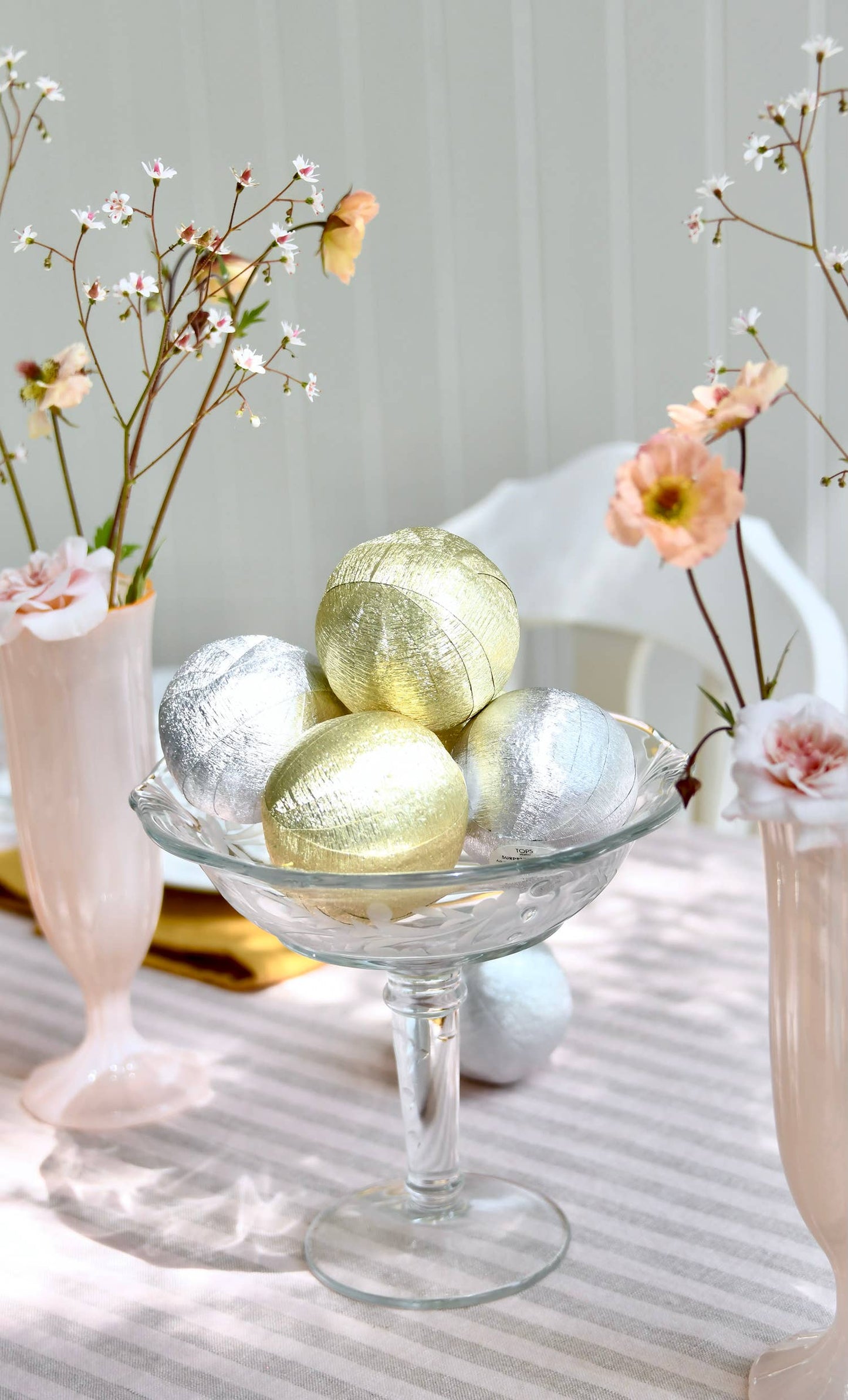 TOPS Malibu - Mini Surprise Balls - Gold & Silver - Refills / Set of 24