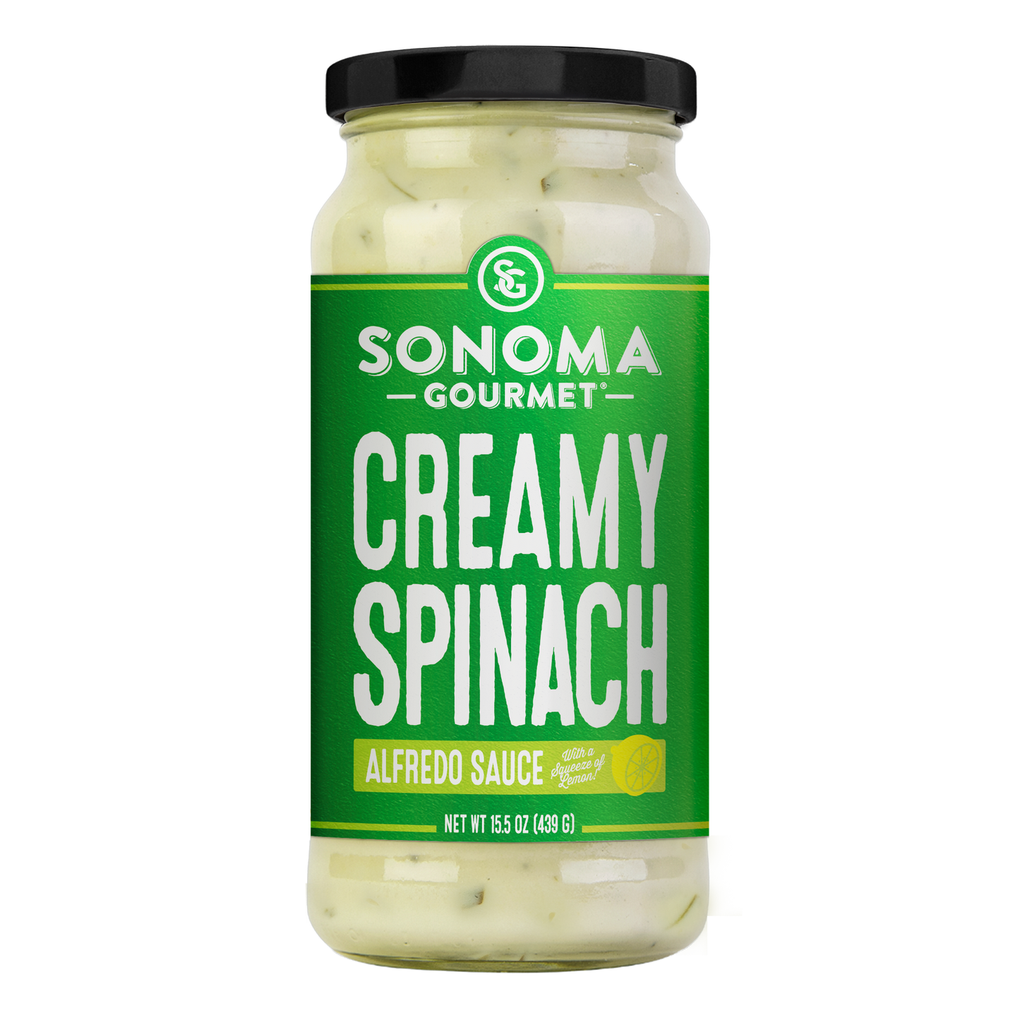 Sonoma Gourmet - Spinach Alfredo Pasta Sauce: 15.5 oz