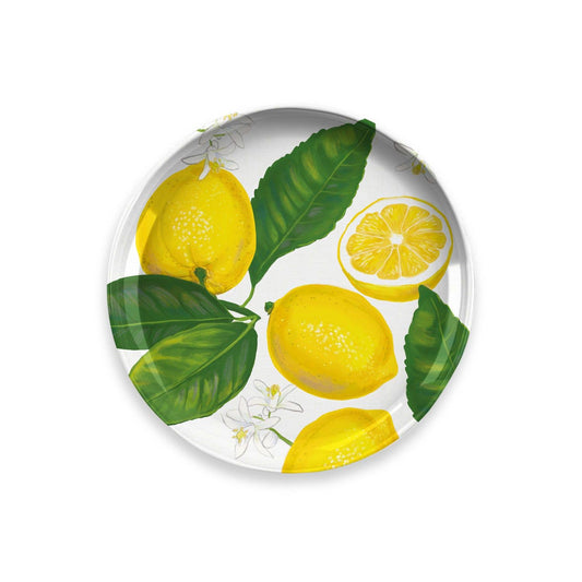 TarHong - Lemon Fresh Dinnerware,Melamine,BPA Free,Dishwasher Safe: Salad Plate 8.5"