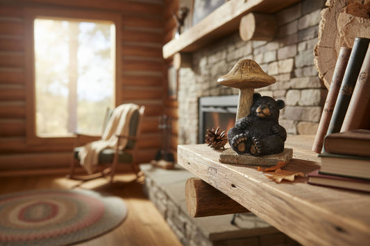 De Leon Collections - BACKWOODS BUDDIES TOBY'S WOODLAND NAP-BLACK BEAR