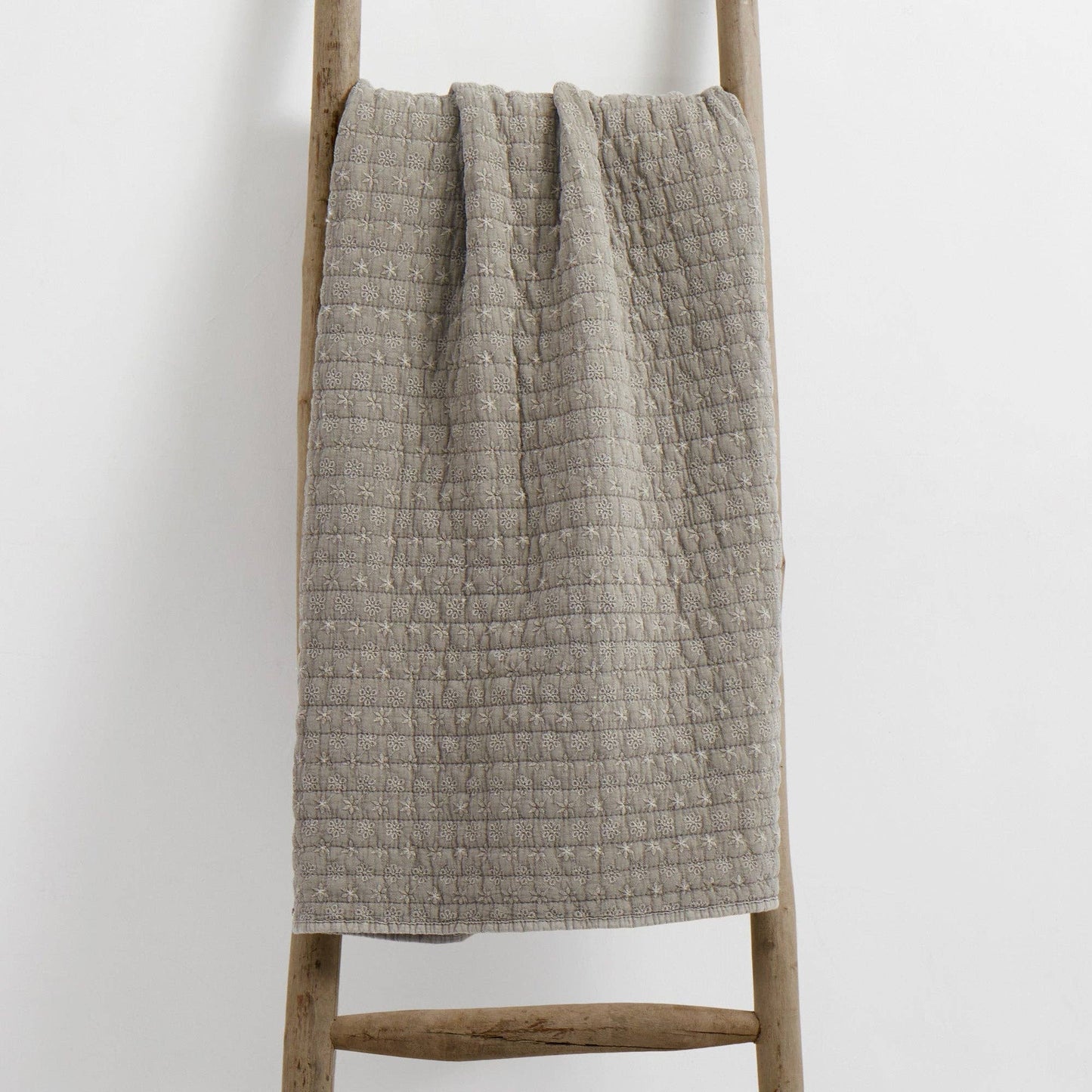Levtex Home - Eyelet Quilted Throw: Taupe