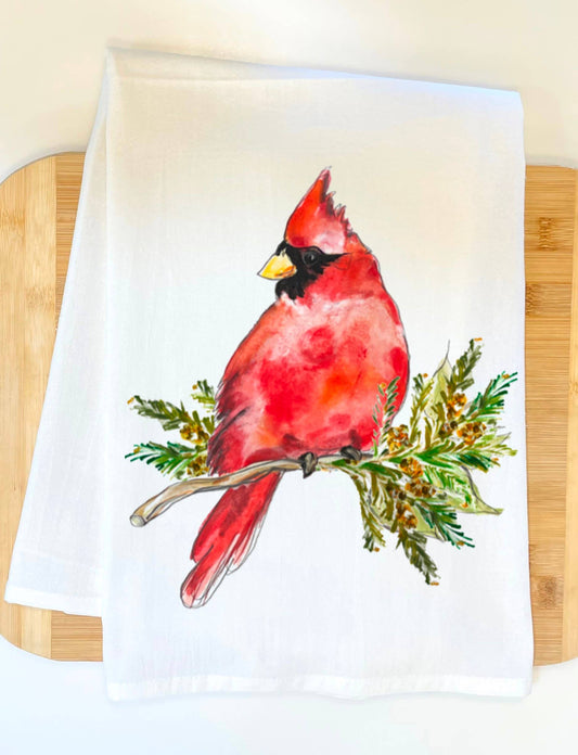 Pamela Cassidy Designs - Cardinal Kitchen Towel