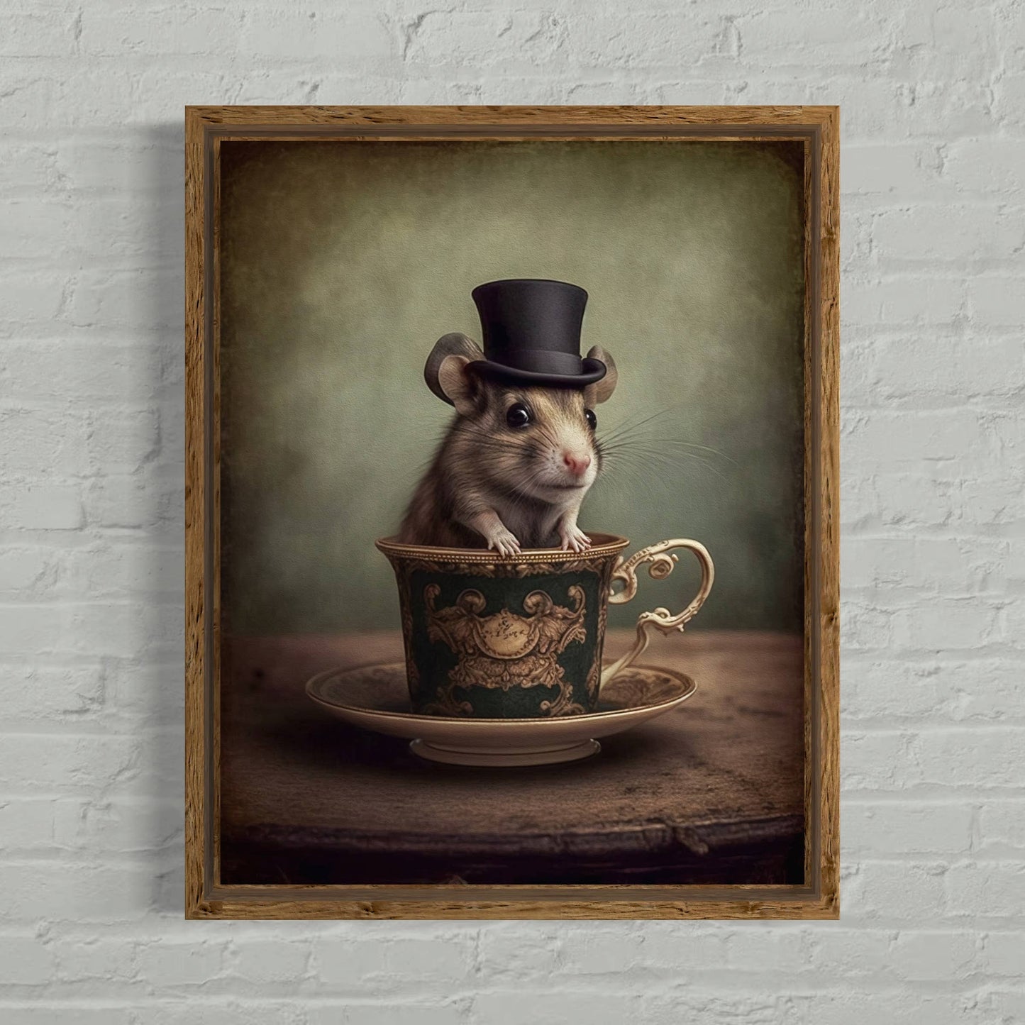 Salty Alyce - Mouse in A Tea Cup Wall Decor EB114