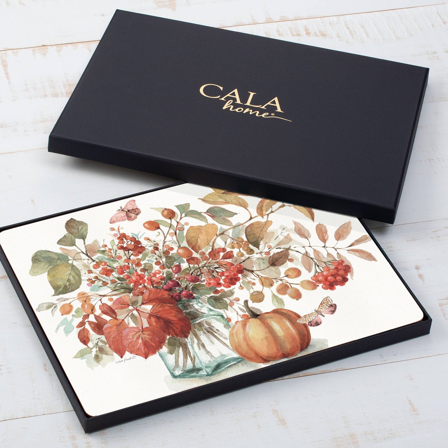 CounterArt/Highland Home/Thirstystone/CoasterStone - Cala Home Autumn In Nature Decorative Hardboard Placemats