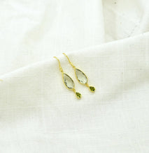 Load image into Gallery viewer, Schmuckoo Berlin - Robbie Earrings Gold Silver 925 - Green Amethyst &amp; Peridot