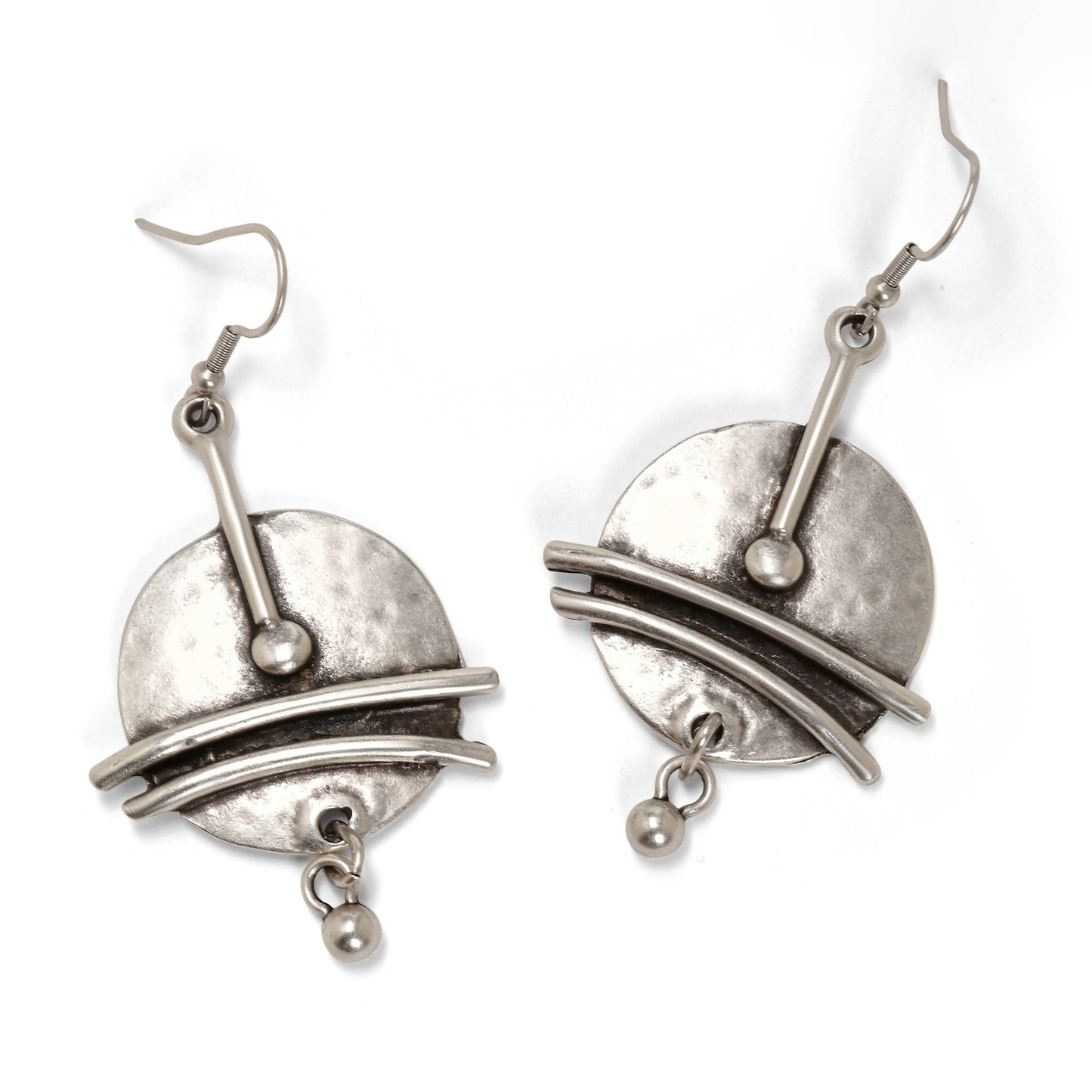 Chanour - Handmade Pewter Earrings - KU152