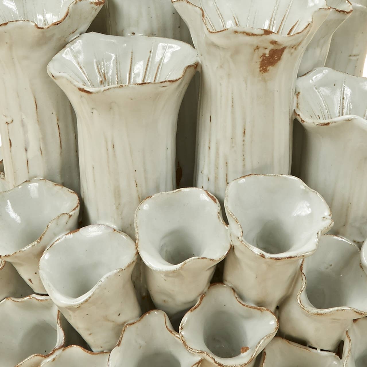 Continental Home - Sea Flowers White Vase V113