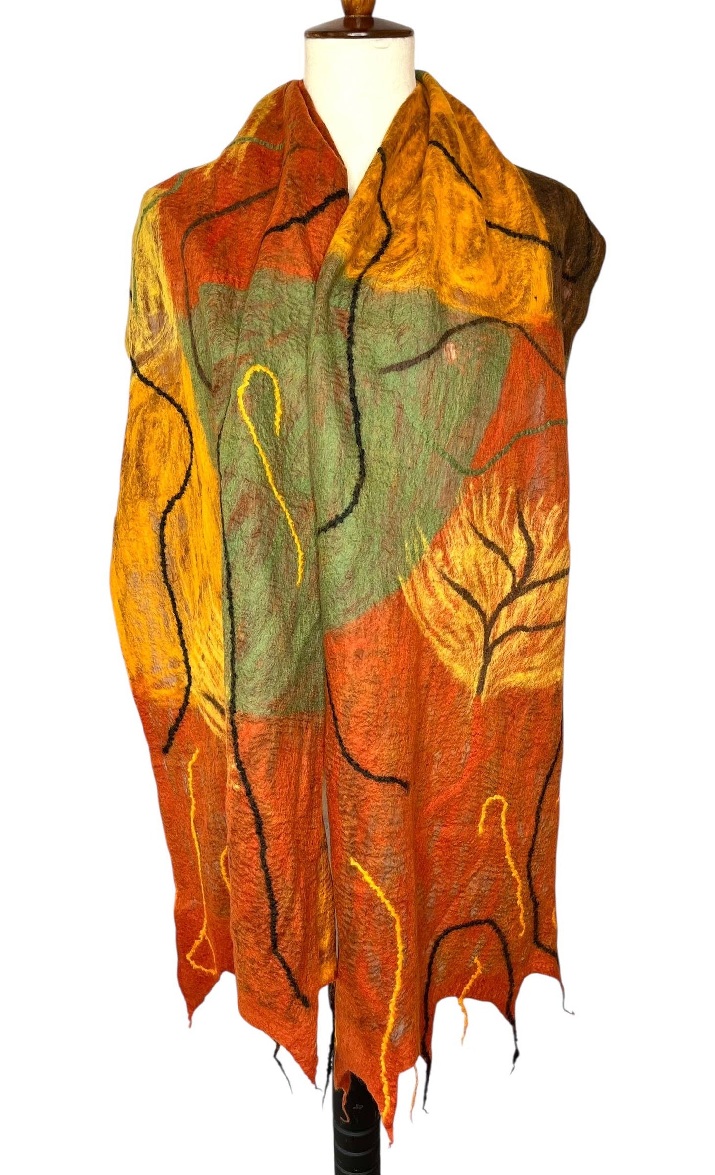 Pomegranate Moon - Autumn Scarf