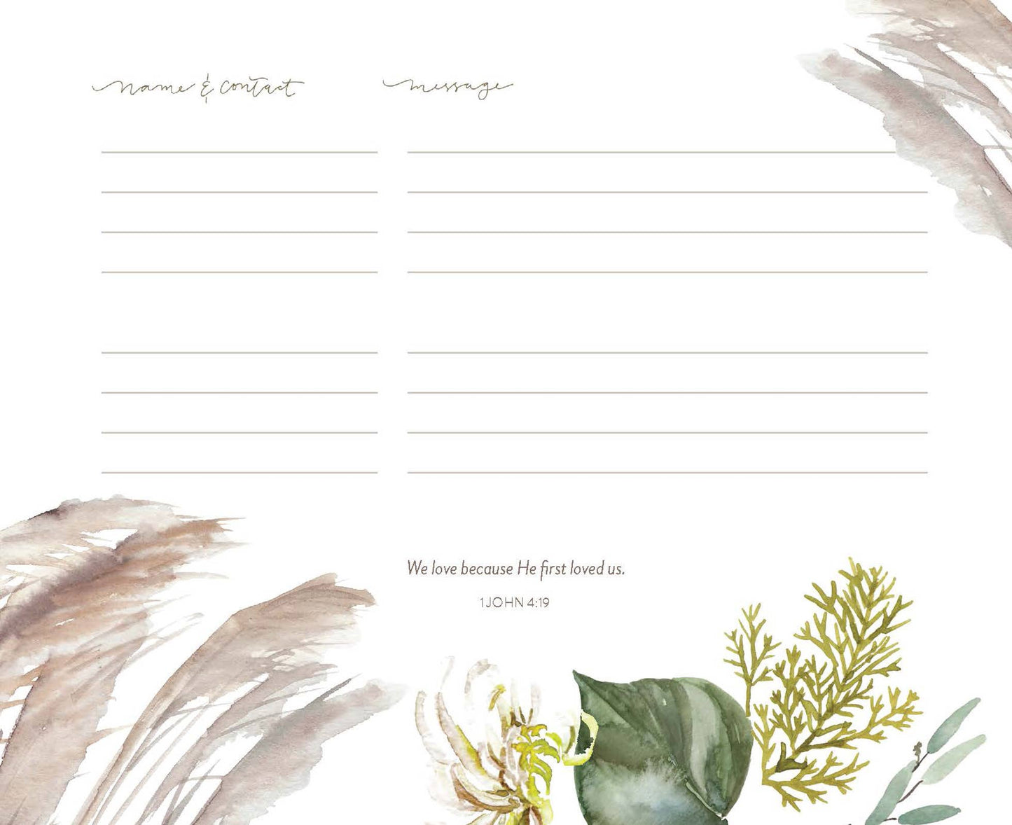 Harvest House Publishers Gift & Specialty Books - In Our Home Guestbook: English