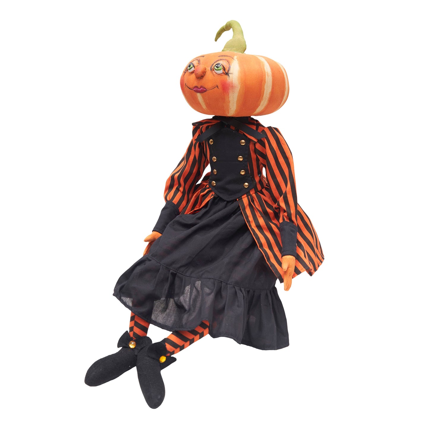 C&F Home - Padma Pumpkin Gathered Traditions Art Doll
