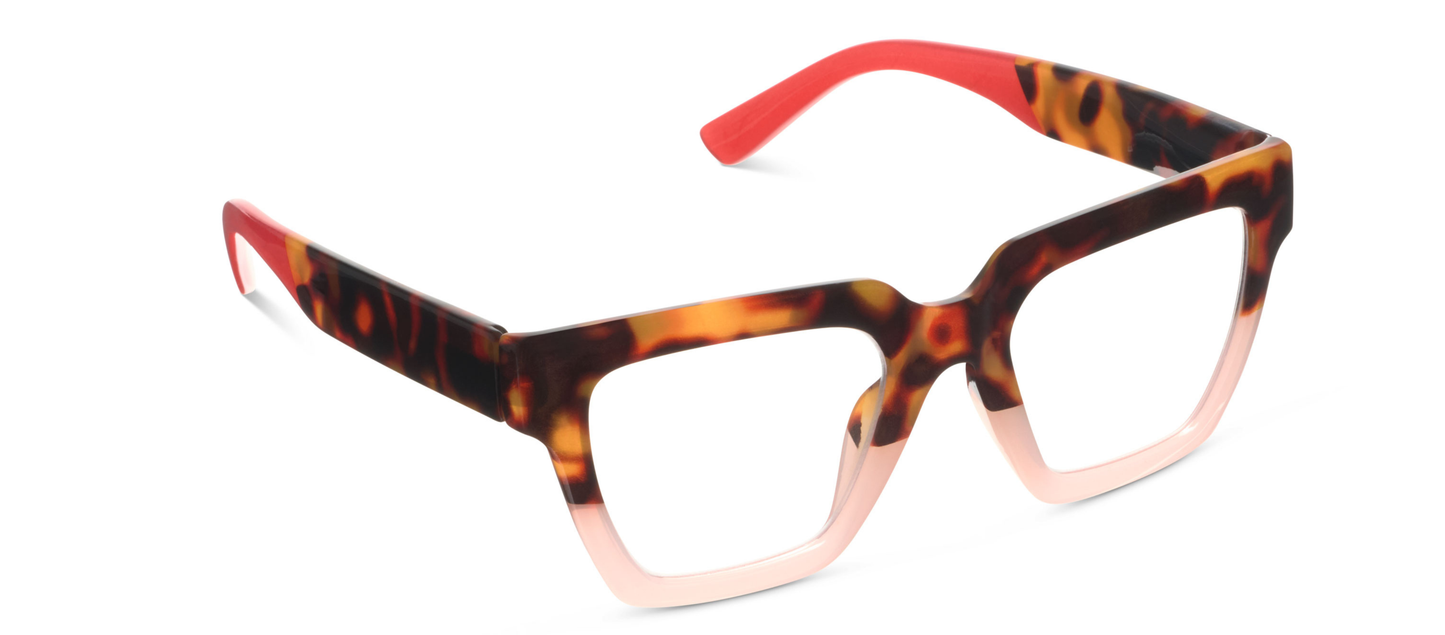 Peepers - Take a Bow (Blue Light): Navy / Reading / 1.25