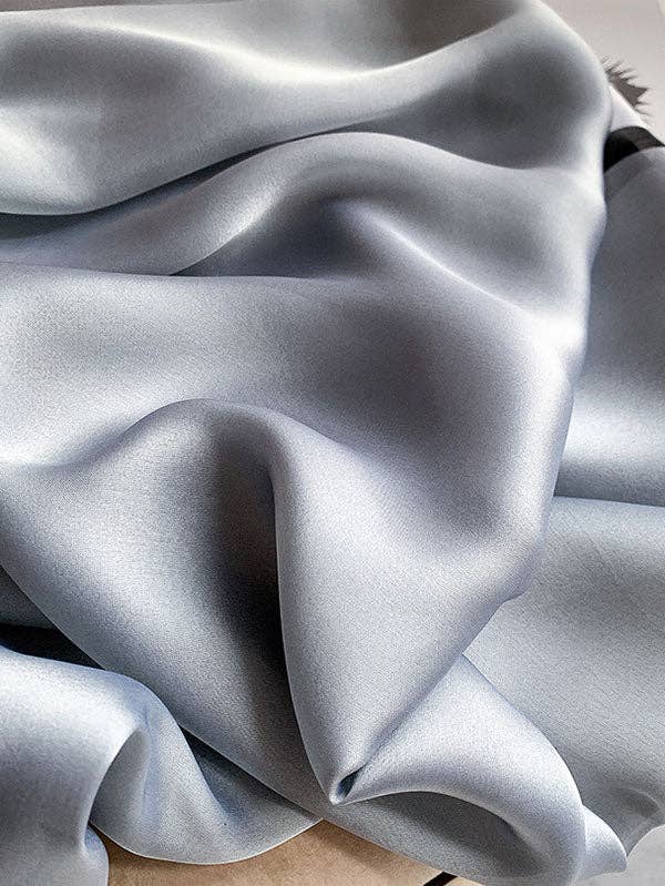 UZ Wholesale Store - Urban Bow-Embellished Printed Contrast Color Shawl: PINK-GRAY / FREE SIZE